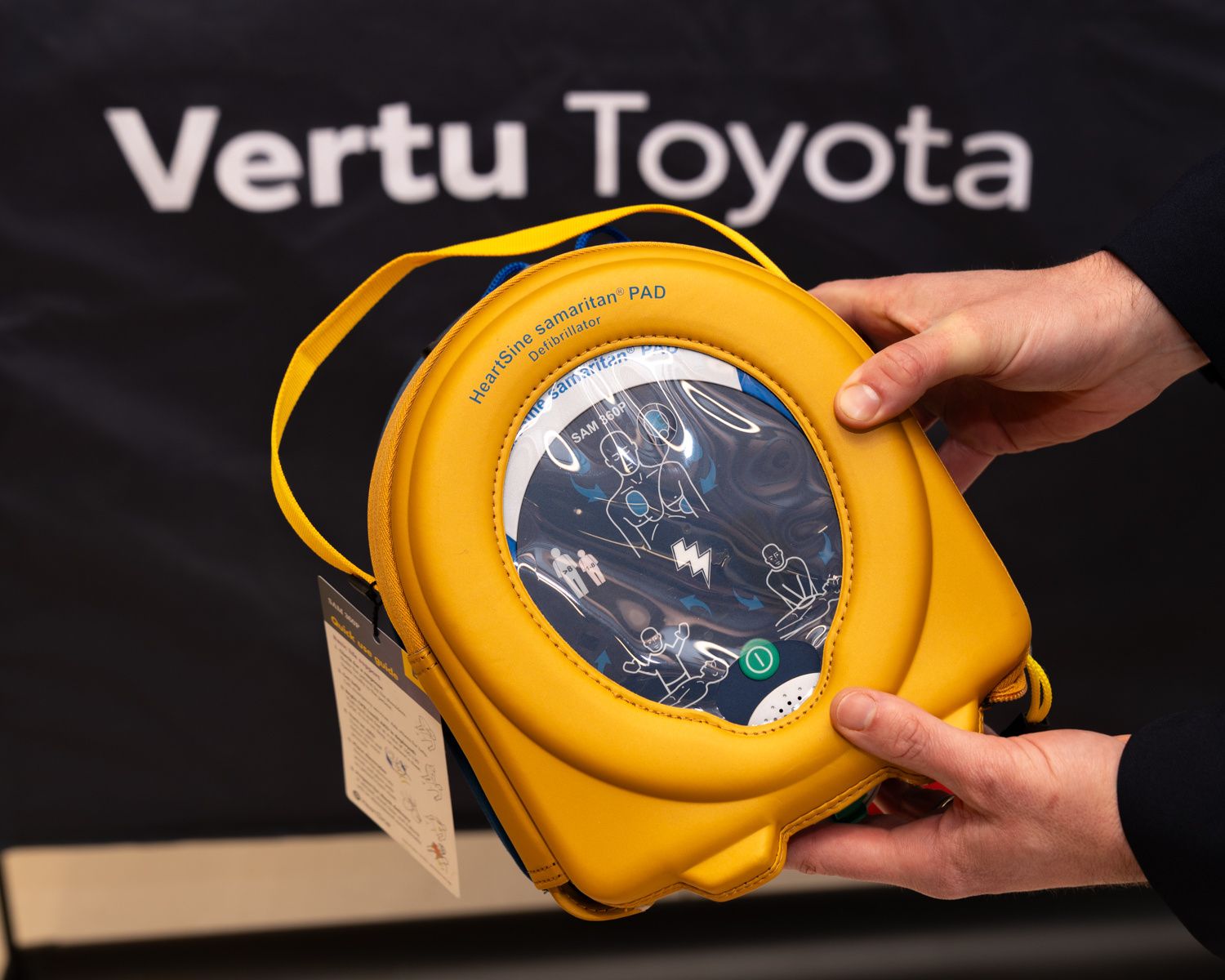 Defib at Hamilton Toyota