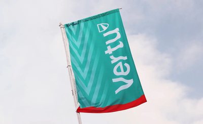 vertu flag in sky
