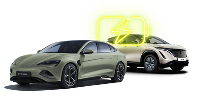 EVs and Icon for battery