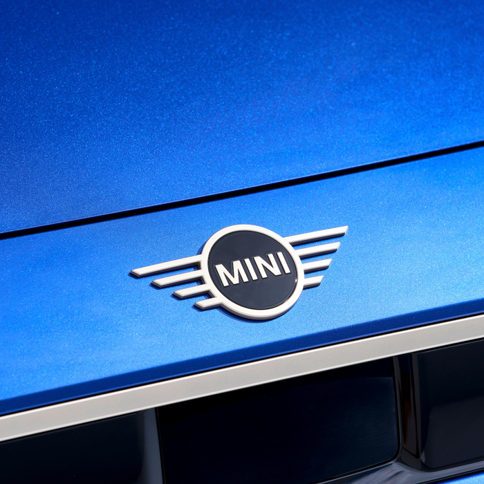 New MINI Cooper Electric badge