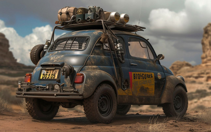 Indiana Jones imagined car