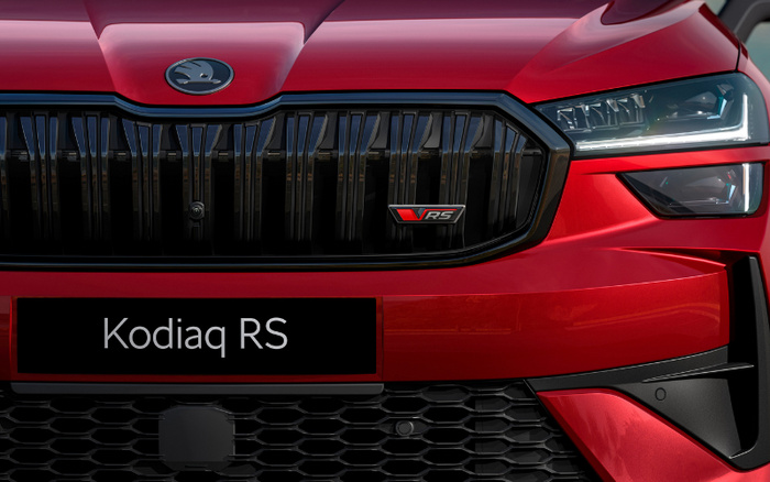 Skoda Kodiaq exterior front profile close-up