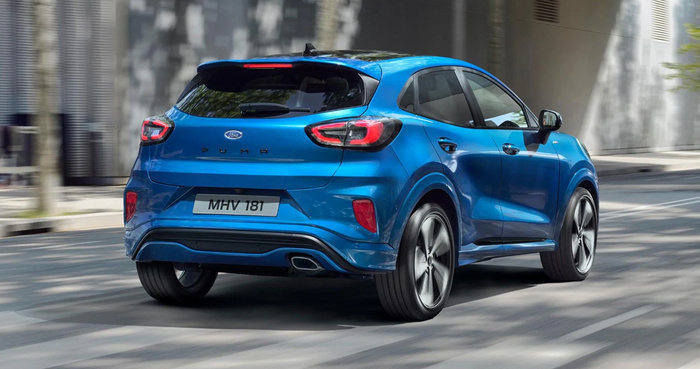 Sculpted exterior. (Model shown is a Puma ST-Line X with options)