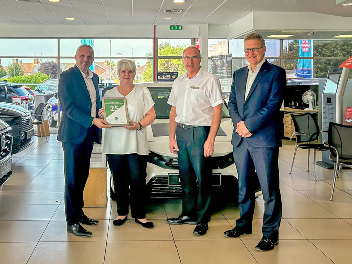 Boston Administrator Rewarded For 25 Years Service