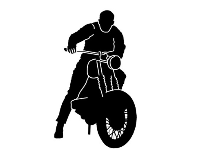 Pit Stop Bike Selfie