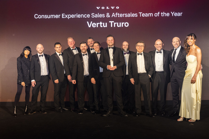 Vertu Volvo Truro Earns Top National Award