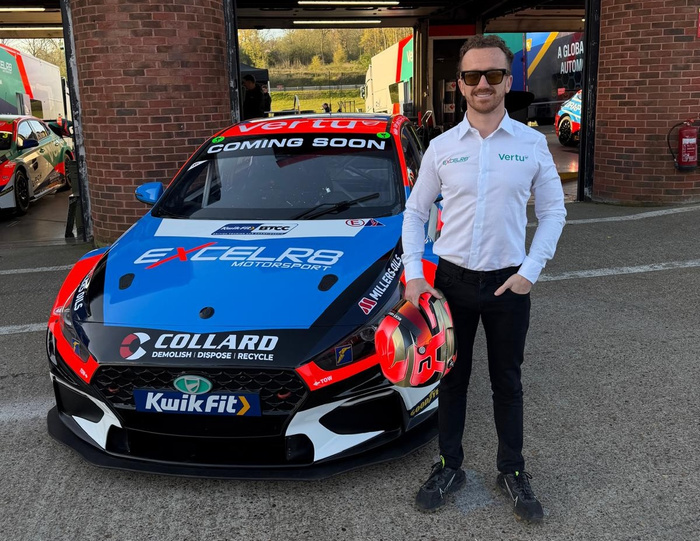 British GT Champion Ricky Collard Completes Team VERTU BTCC Line-up
