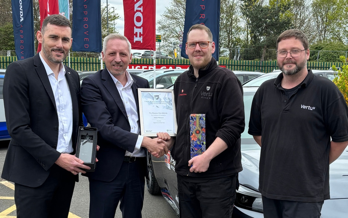 Derby Technician Named Apprentice Of The Year At Vertu Masters Award