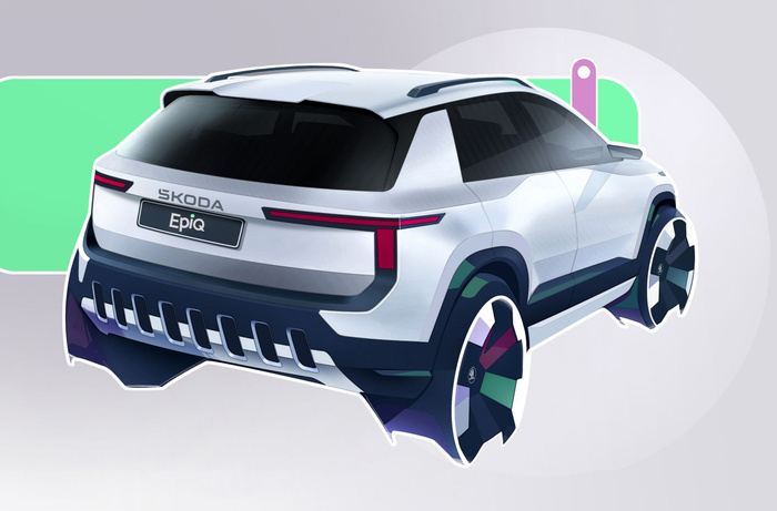 Skoda Epiq Unwrapped as Official Sketches Revealed