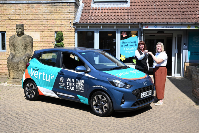Vertu Drives Forward Support For St Oswald's Hospice As 2026 Big Car Raffle Launched