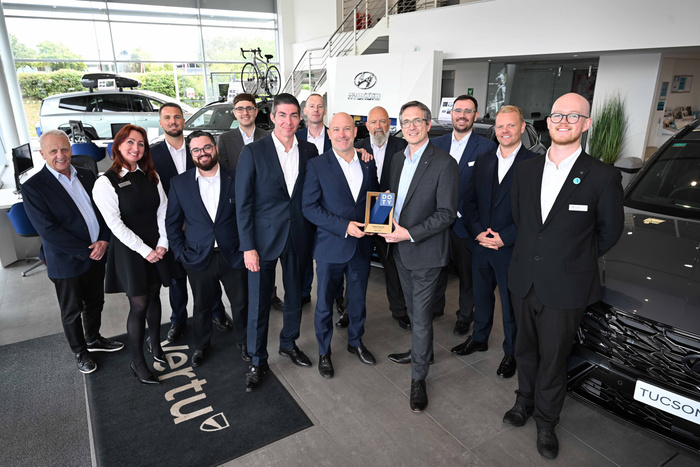 Vertu Hyundai Silverlink Adds To Award Tally With Top Honour